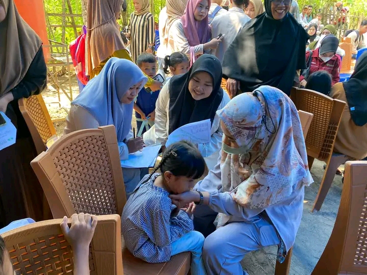 Pemeriksaan Tumbuh Kembang Anak di PAUD Restu Ibunda oleh Mahasiswa Akper YPPP Wonomulyo