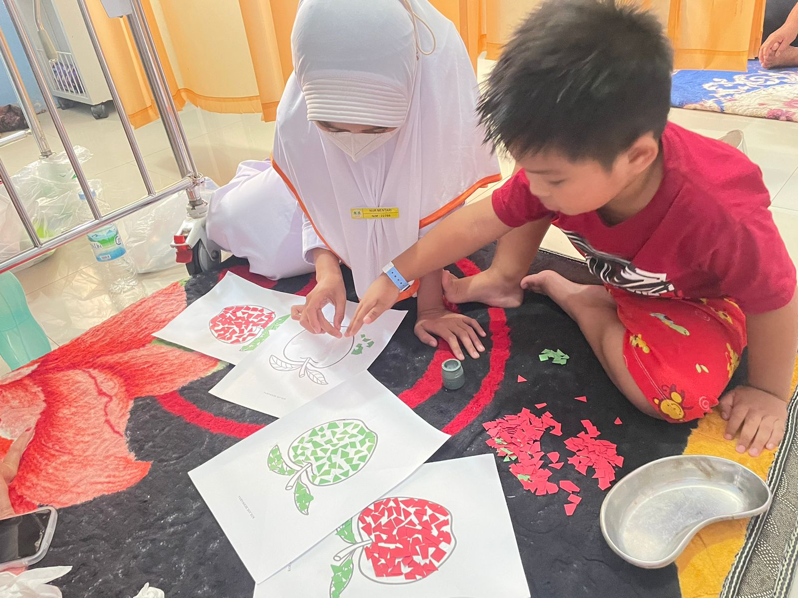 Mahasiswa Akper YPPP Wonomulyo Laksanakan Terapi Bermain untuk Anak di RSUD Andi Depu