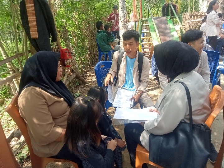 Mahasiswa AKPER YPPP Wonomulyo Lakukan Deteksi Dini Perkembangan Anak di kecamatan Luyo